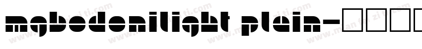 MgBodoniLight Plain字体转换